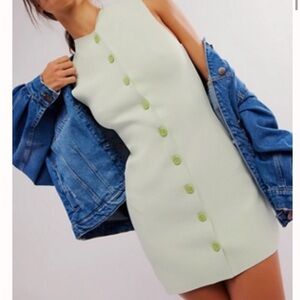 Bec + Bridge Ilora Knit Mini Dress in Mint